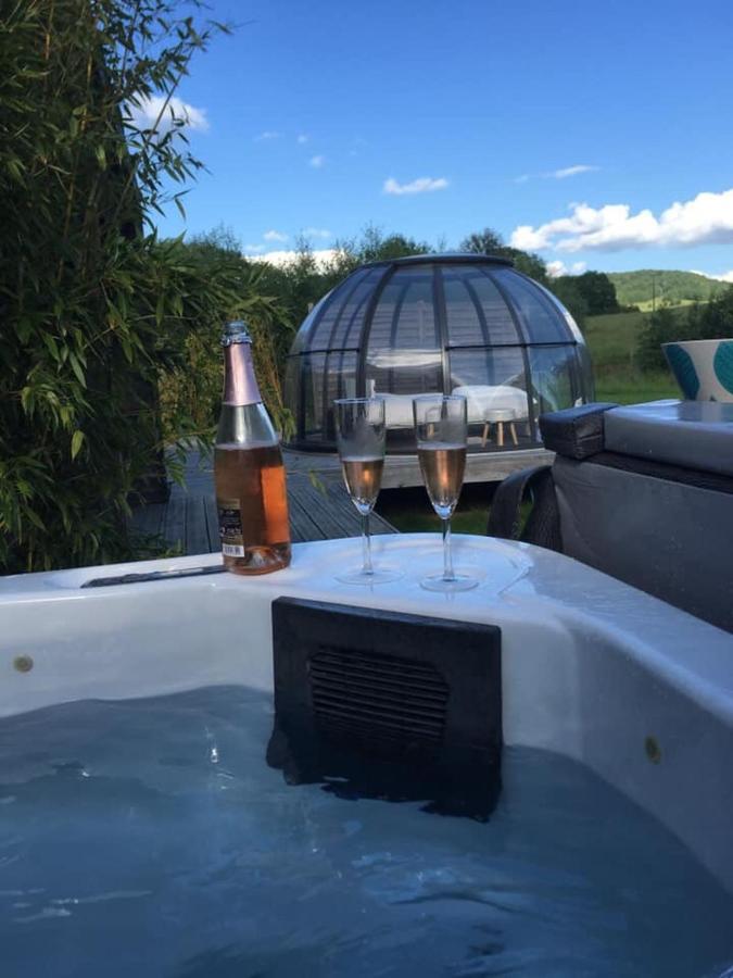 Les Nuits Insolites De La Mothe - Hebergement En Bulle Ou Tiny House Avec Spa Privatif Outremecourt ภายนอก รูปภาพ